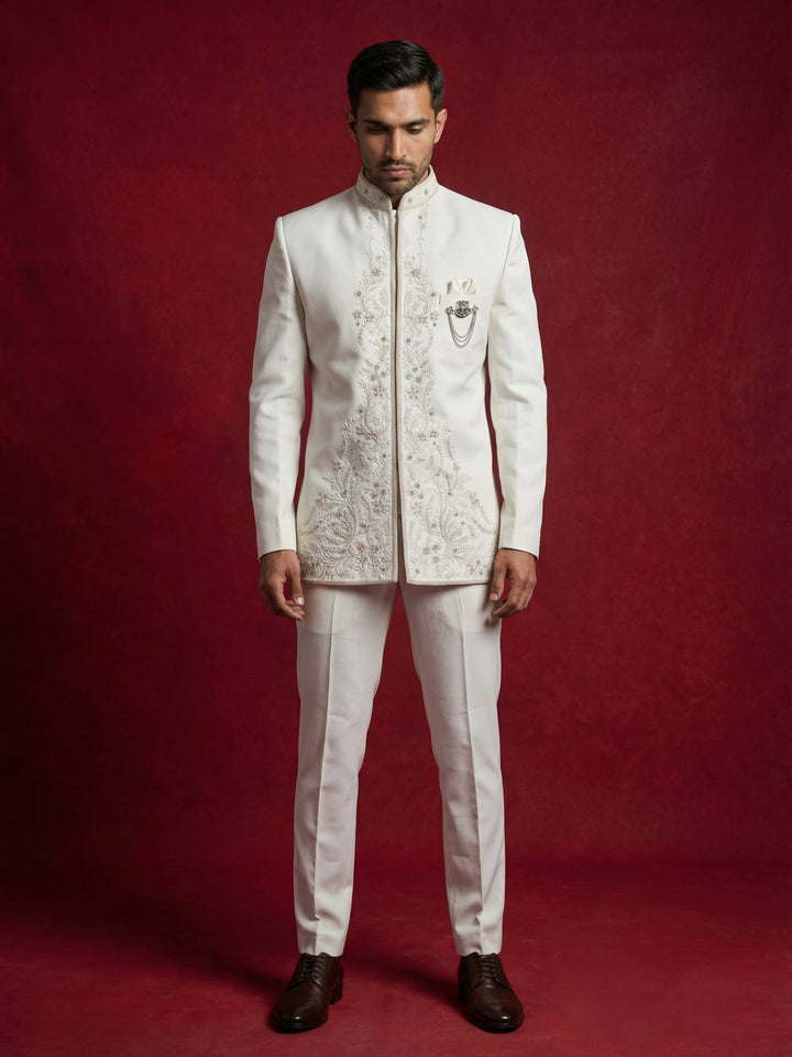 Japanese Embroidered Indo-Western Set