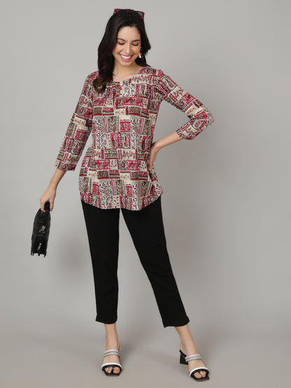 Printed Regular   Top