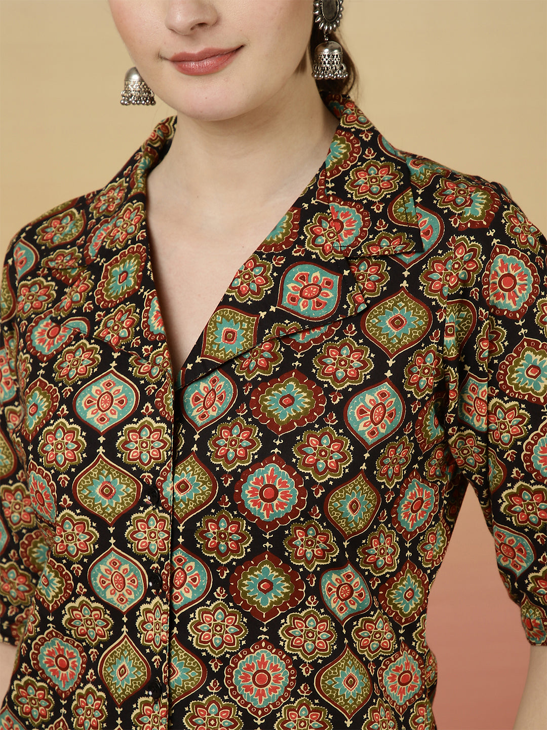 Western Printed Top