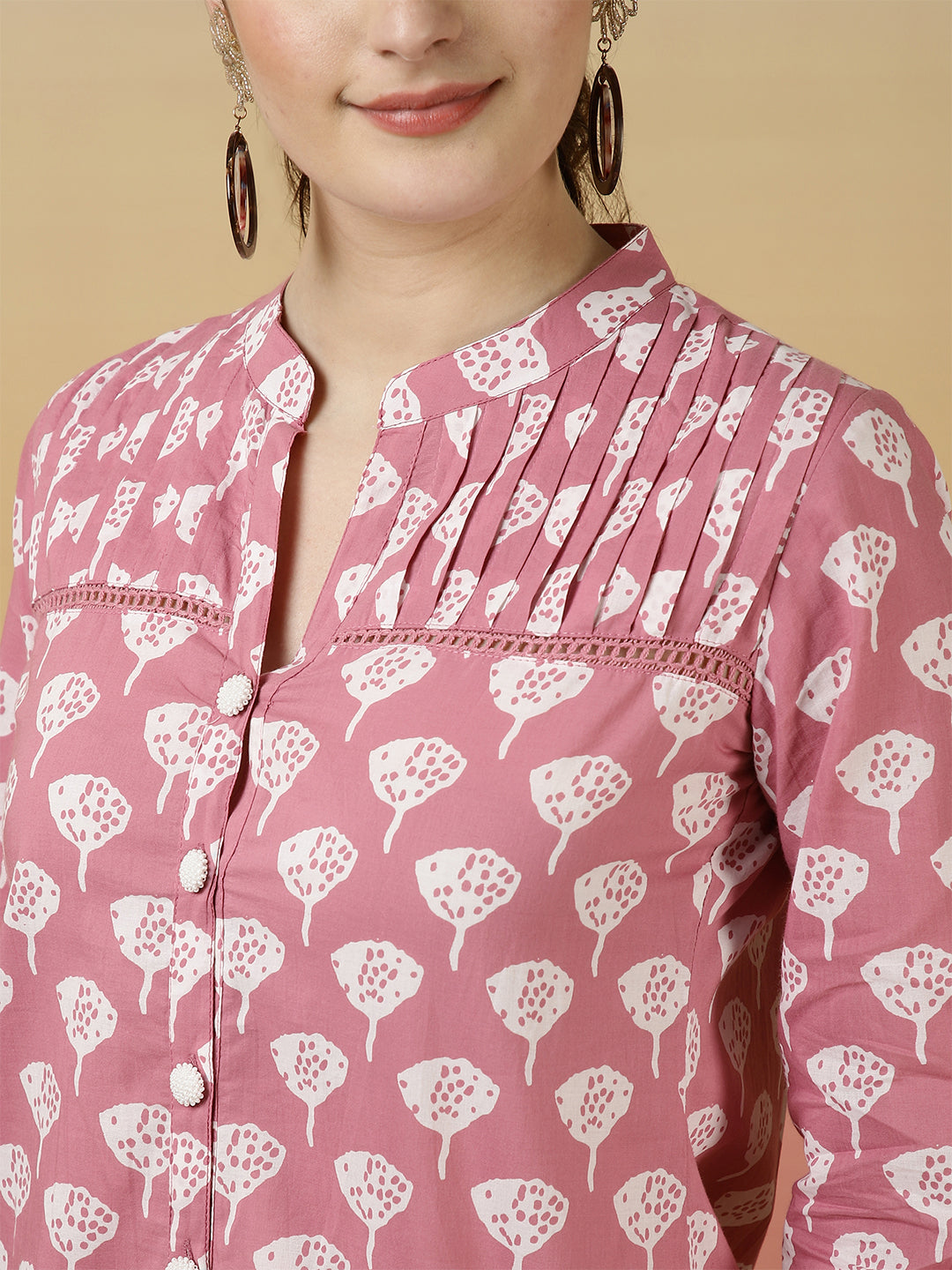 Floral Western Printed Top