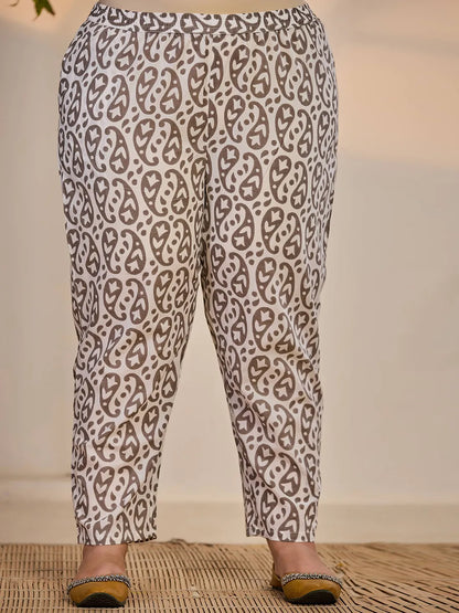 Rama Green And Blue Floral Sequins Work Straight Plus Size Kurta Trouser Dupatta Set