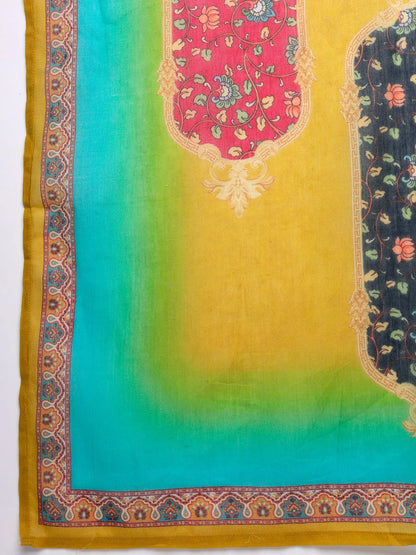 Cotton Lime Green Straight Pakistani Kurta Trouser Dupatta Set