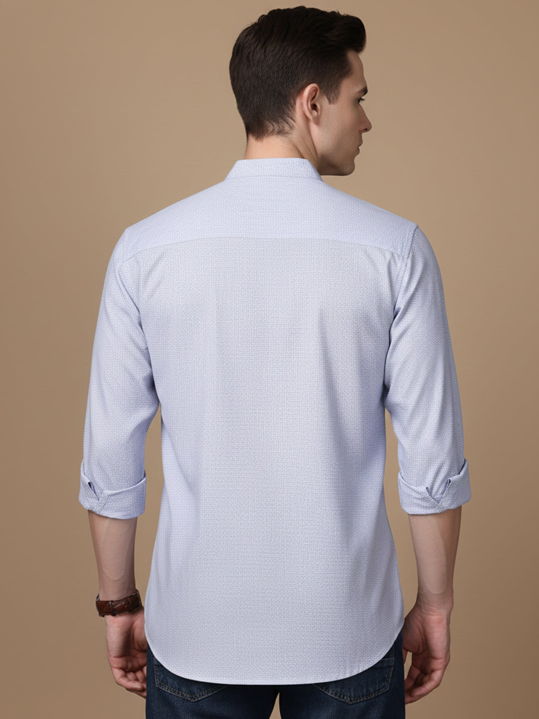 Men’S Casual Solid Short Kurta