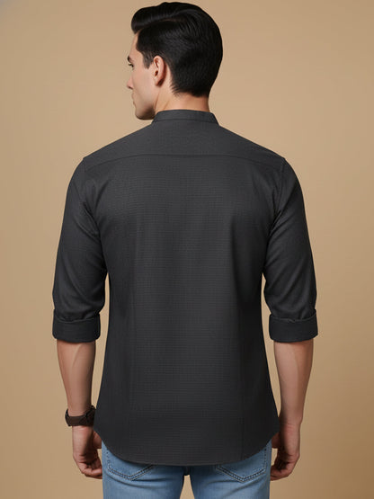 Men’S Casual Solid Short Kurta