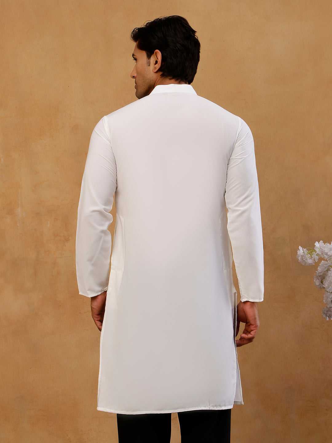 Japanese Fabric Embroidered Kurta For Men
