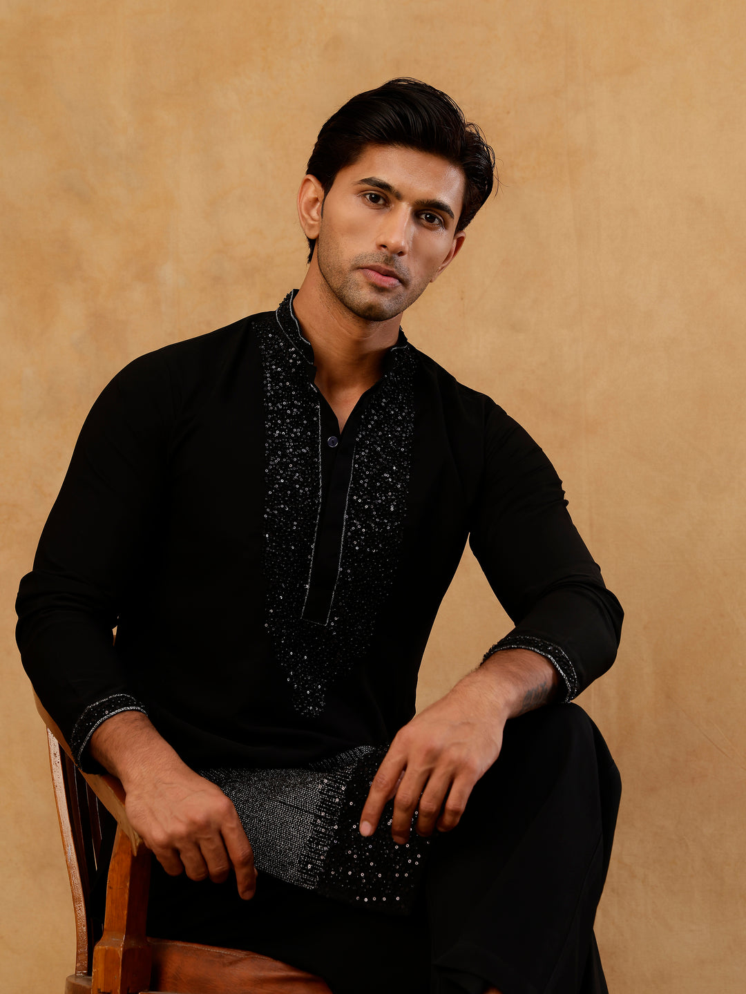 Japanese Imported Embroidered Kurta For Men