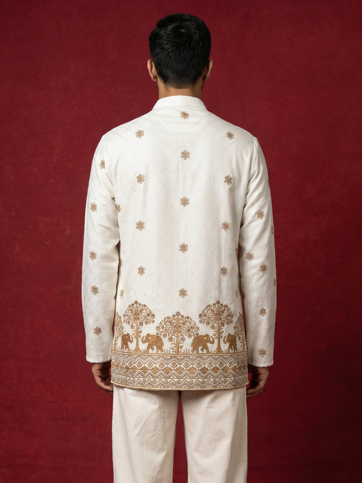 Premium Printed &amp; Thread Work Kurta