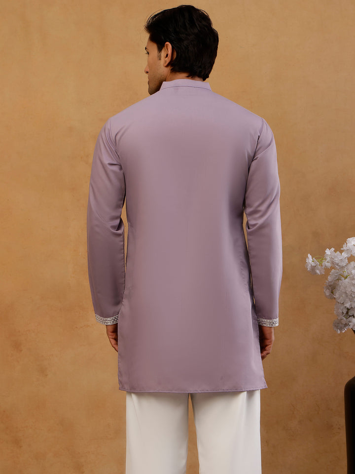 Floral Embroidered Kurta For Men