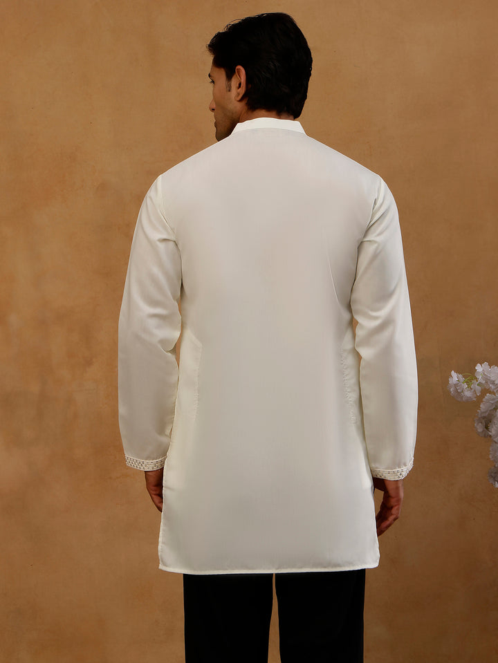 Floral Embroidered Kurta For Men