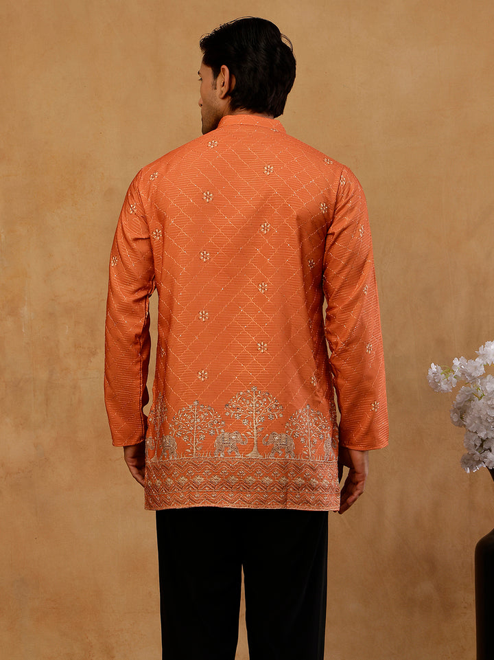 Premium Printed &amp; Thread Work Kurta