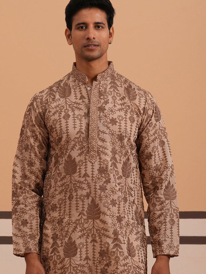 Men’S Ethnic Embroidered Kurta