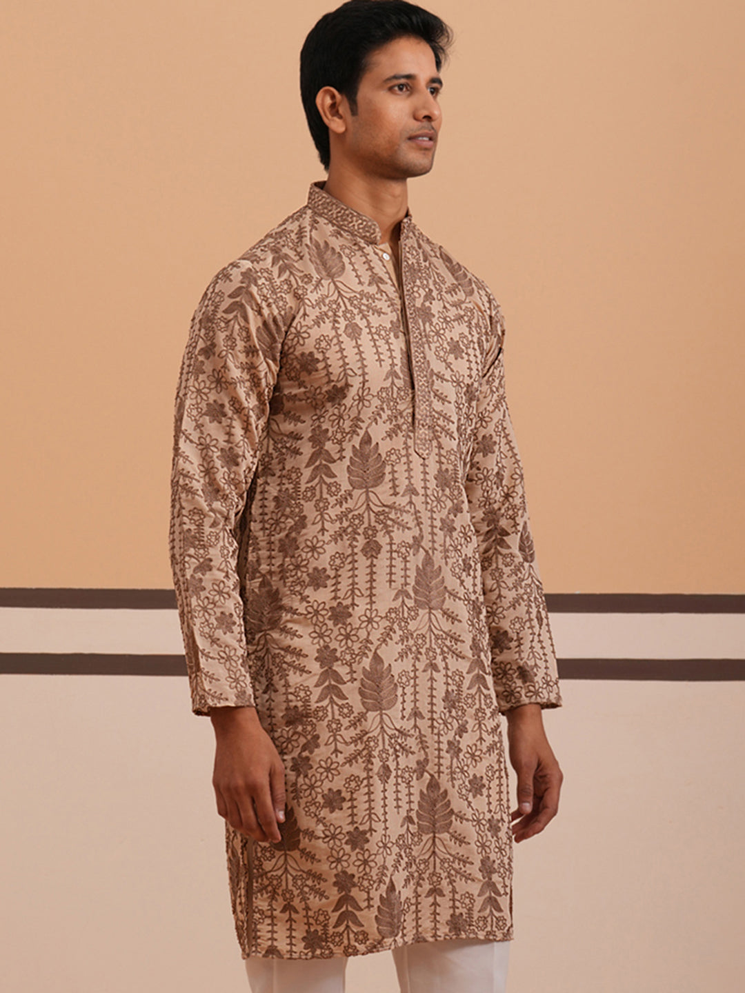 Men’S Ethnic Embroidered Kurta