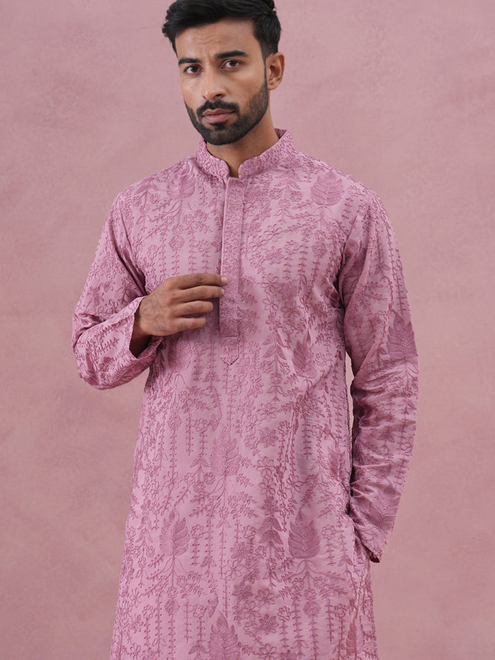 Men’S Ethnic Embroidered Kurta