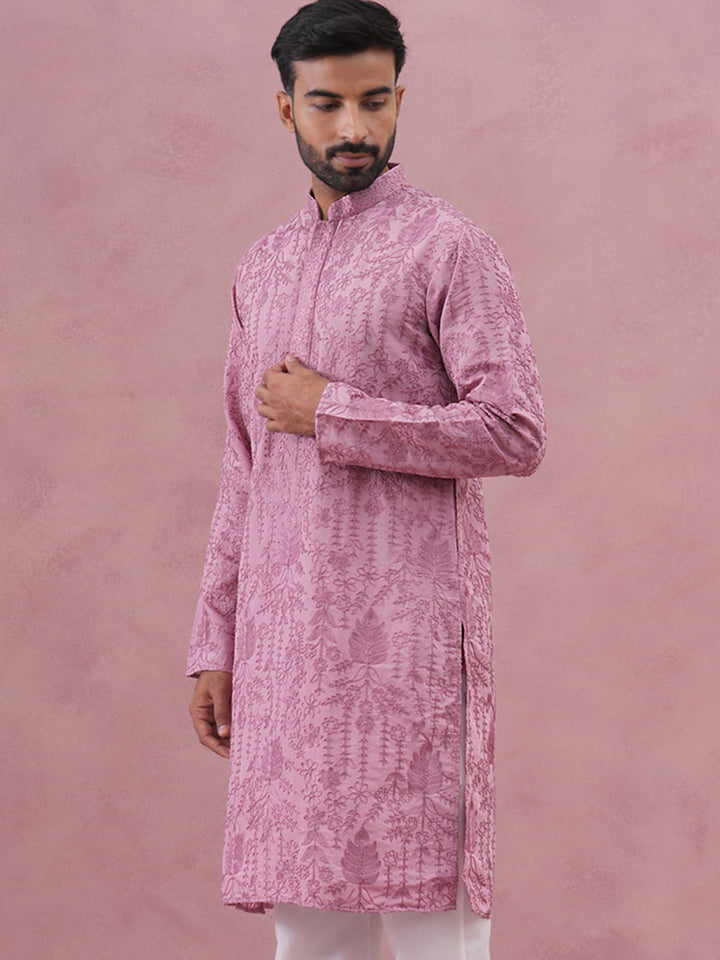 Men’S Ethnic Embroidered Kurta