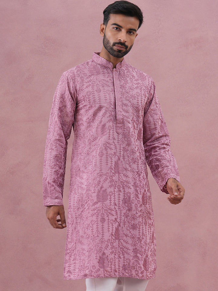 Men’S Ethnic Embroidered Kurta