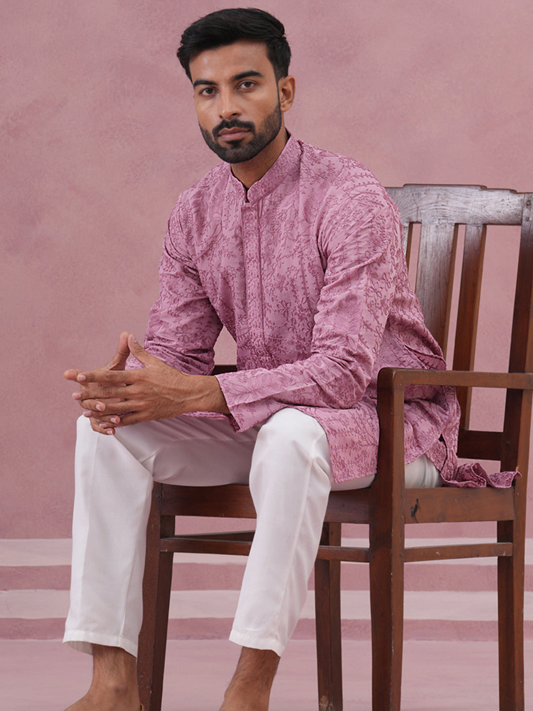 Men’S Ethnic Embroidered Kurta