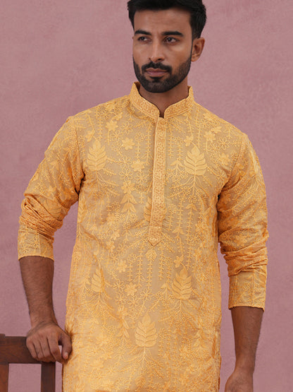 Men’S Ethnic Embroidered Kurta
