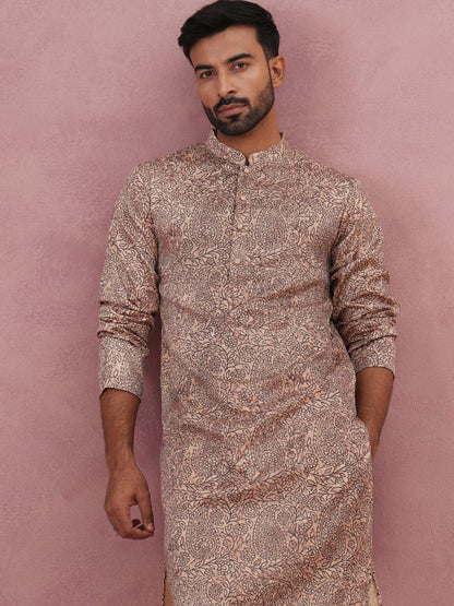 Men’S Thread Work & Printed Kurta