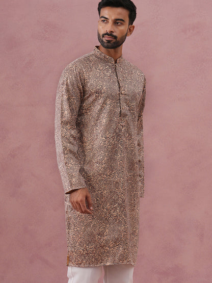 Men’S Thread Work & Printed Kurta