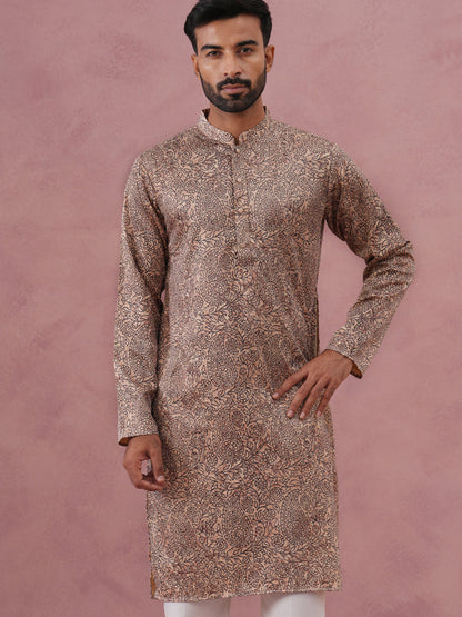 Men’S Thread Work & Printed Kurta