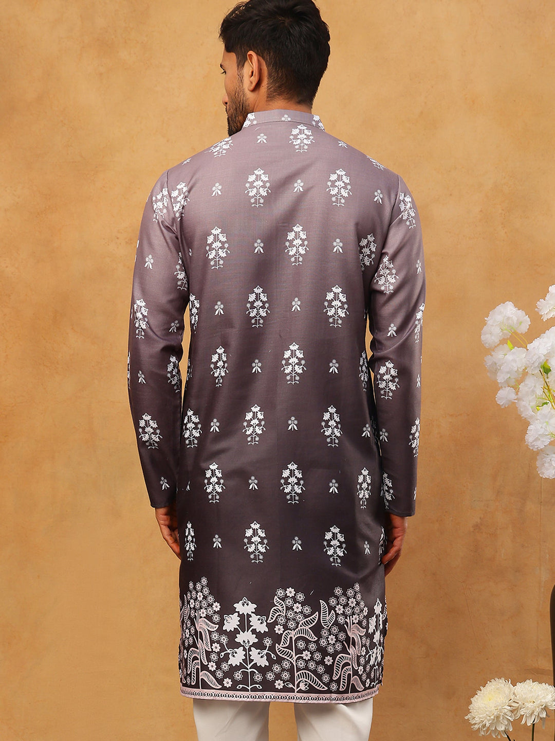 Printed Cotton Blend Kurta