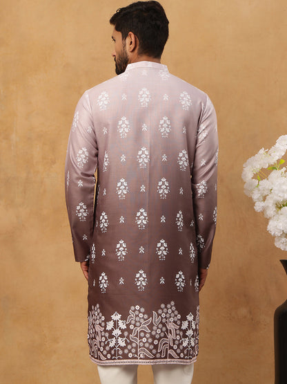 Printed Cotton Blend Kurta