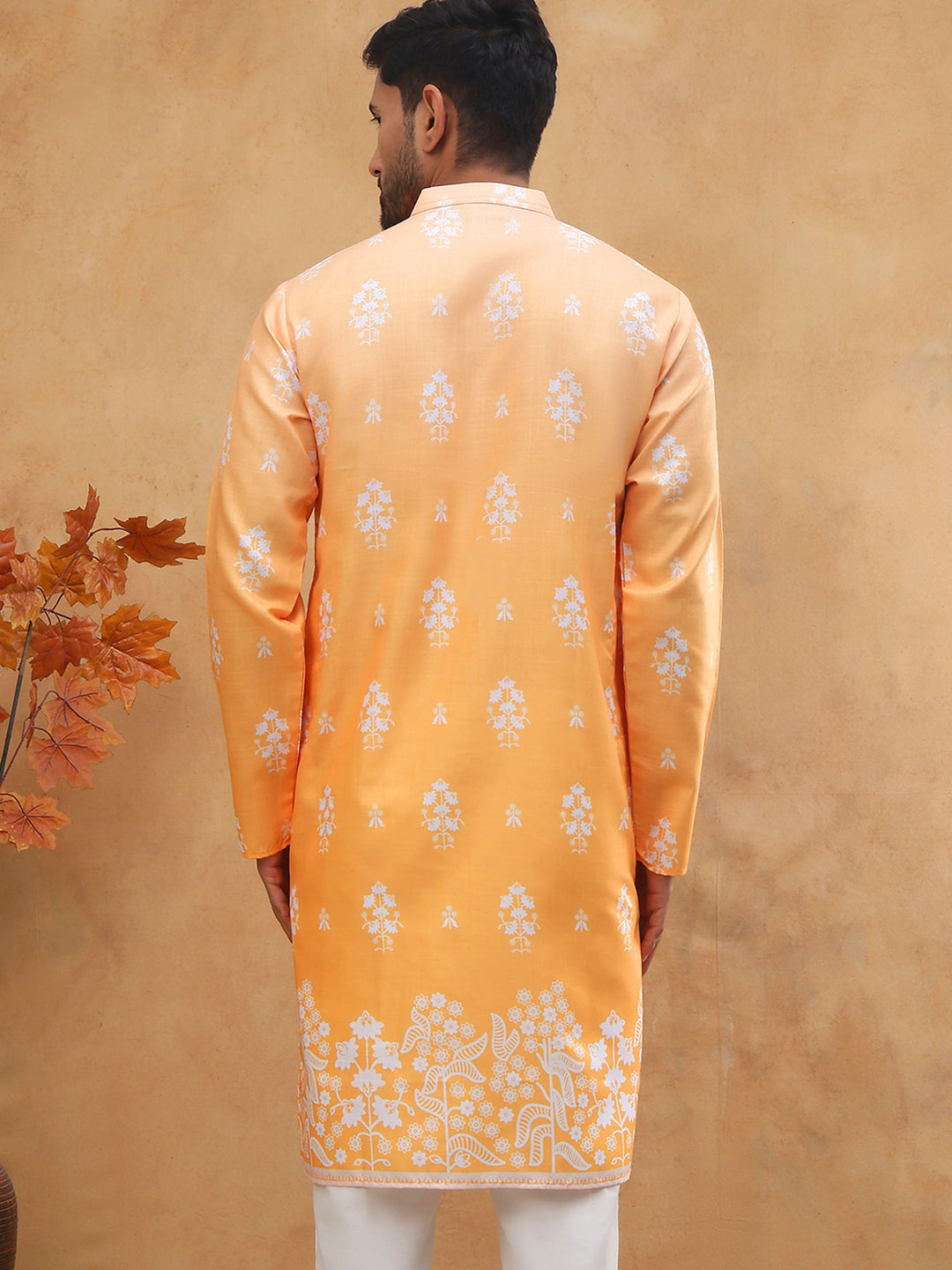 Printed Cotton Blend Kurta