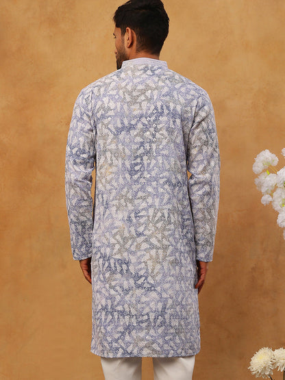 Printed & Embroidered Kurta