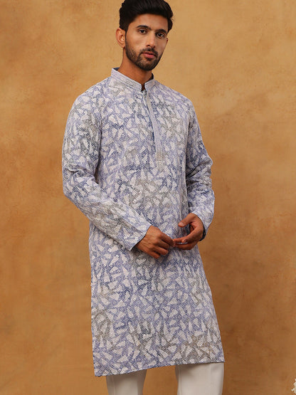 Printed & Embroidered Kurta