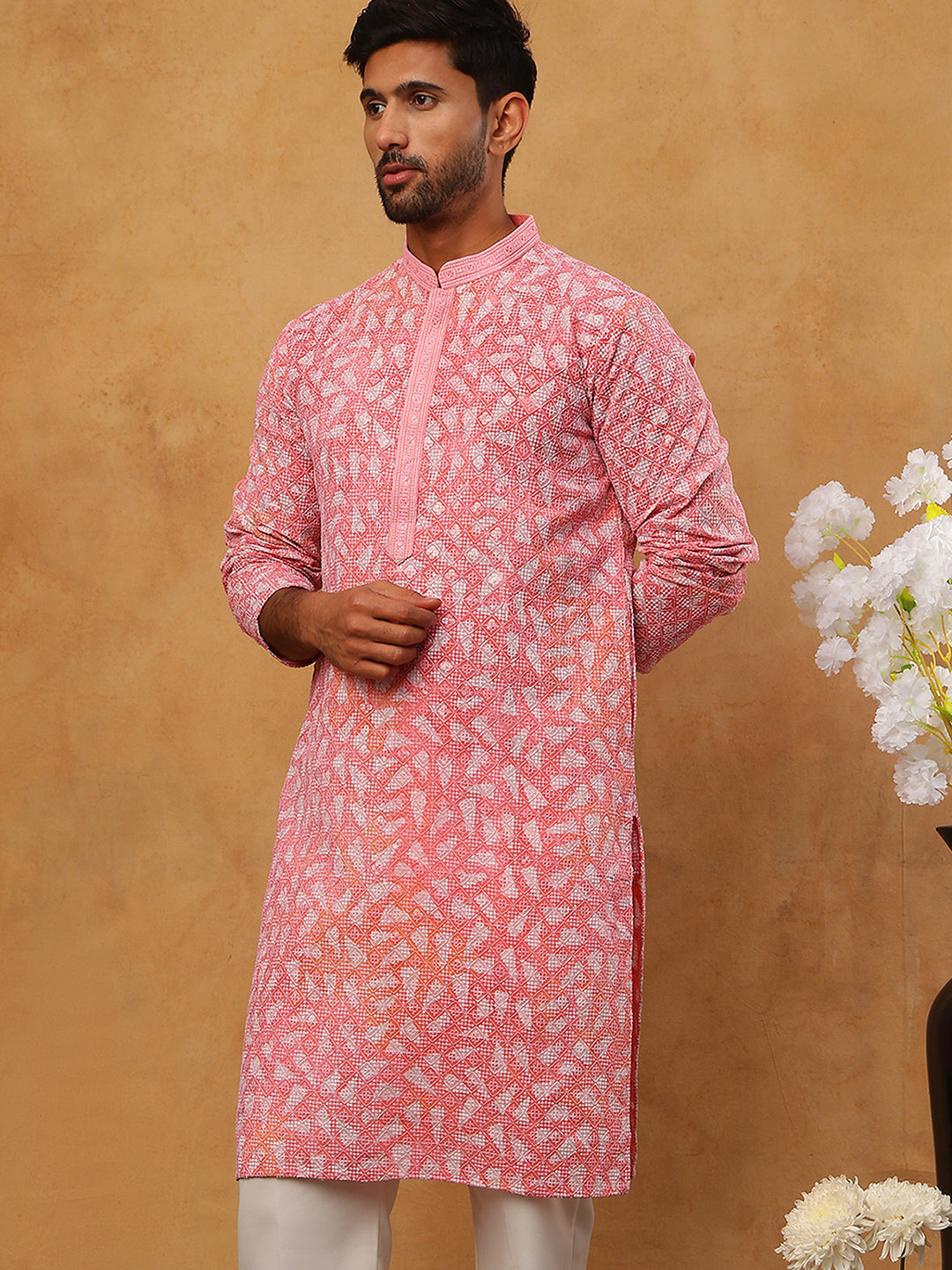 Printed & Embroidered Kurta