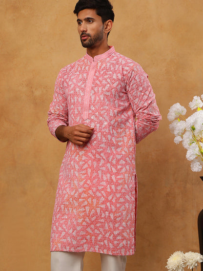 Printed & Embroidered Kurta