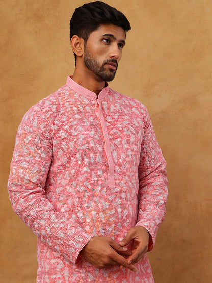 Printed & Embroidered Kurta