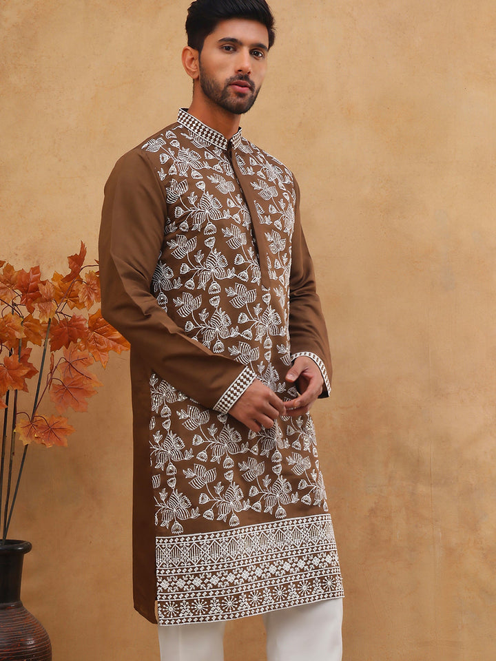 Men Ethnic Embroidered Kurta