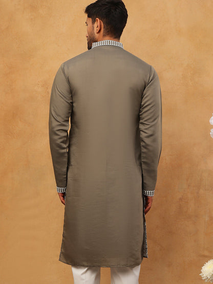 Men Ethnic Embroidered Kurta