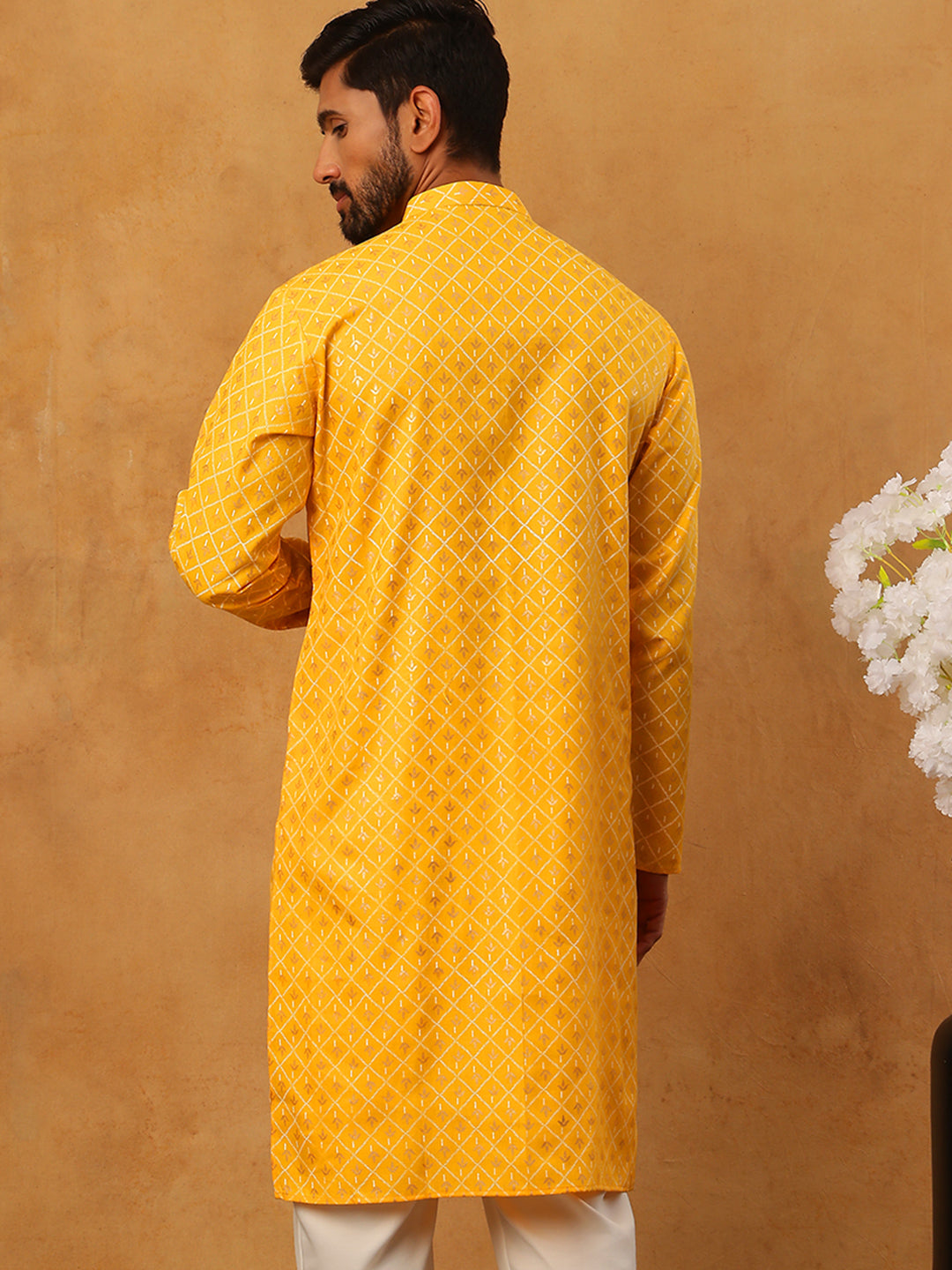 Festive Cotton Blend Printed Kurta
