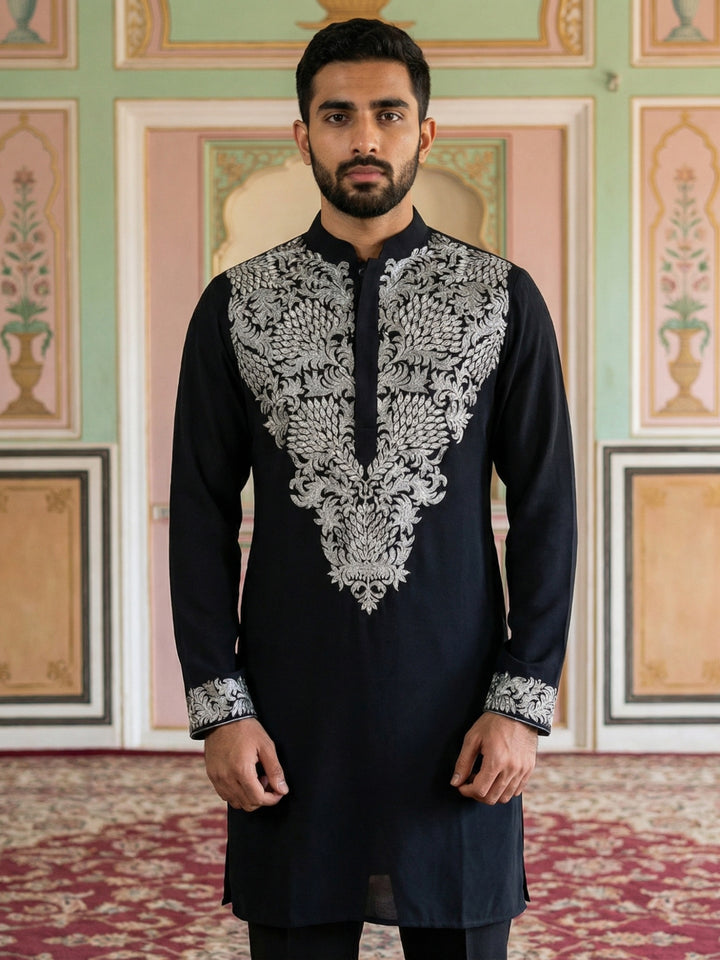 Japanese Fabric Embroidered Kurta