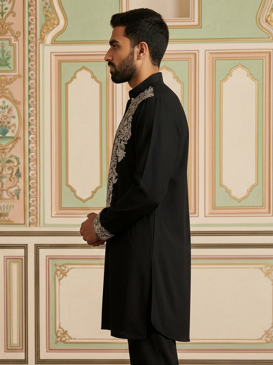Japanese Fabric Embroidered Kurta