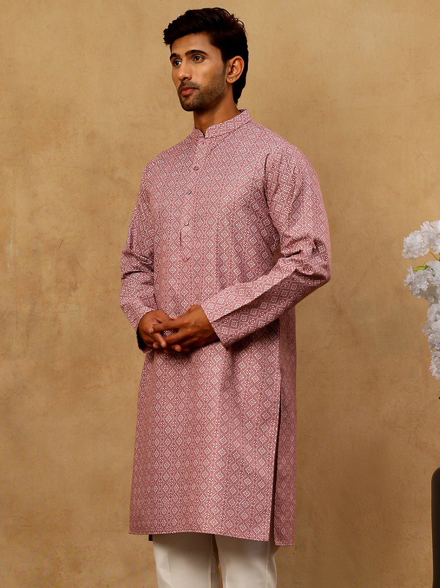 Traditional Printed Kurta For Men
