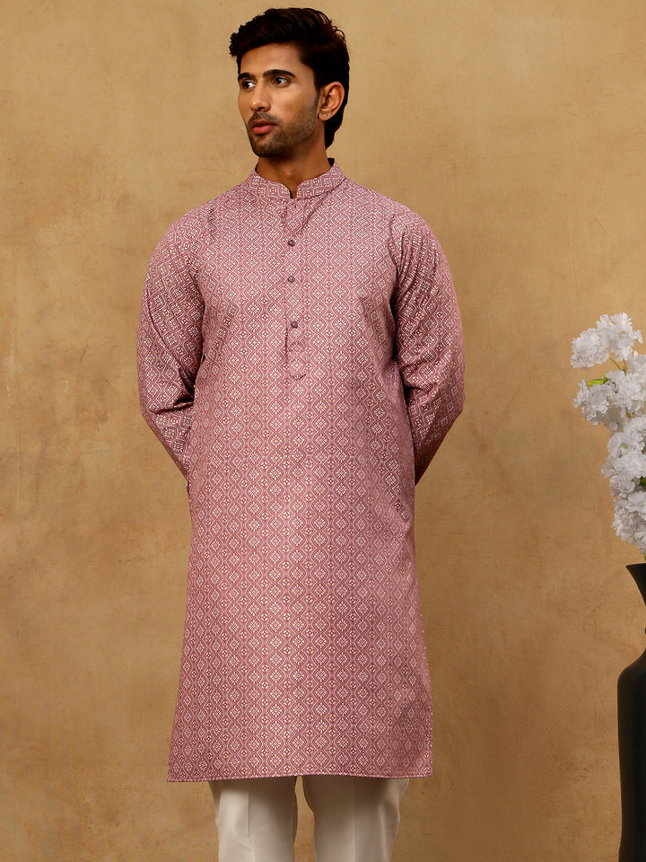 Traditional Printed Kurta For Men
