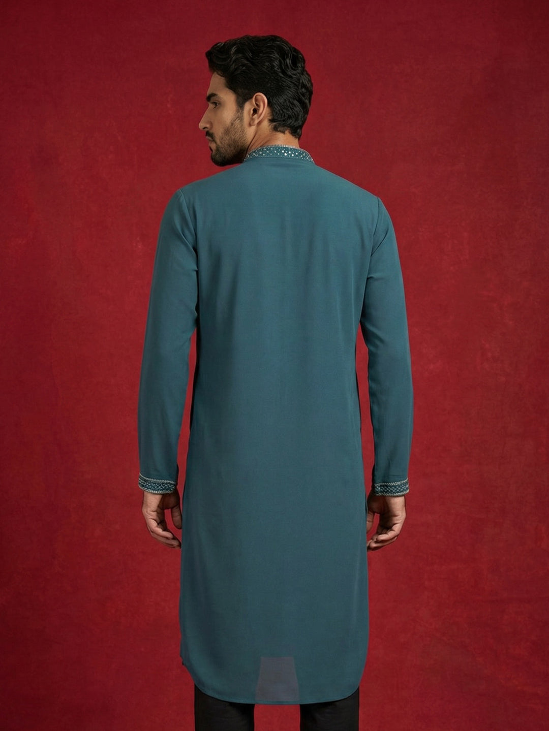 Men Japanese Imported Embroidered Kurta