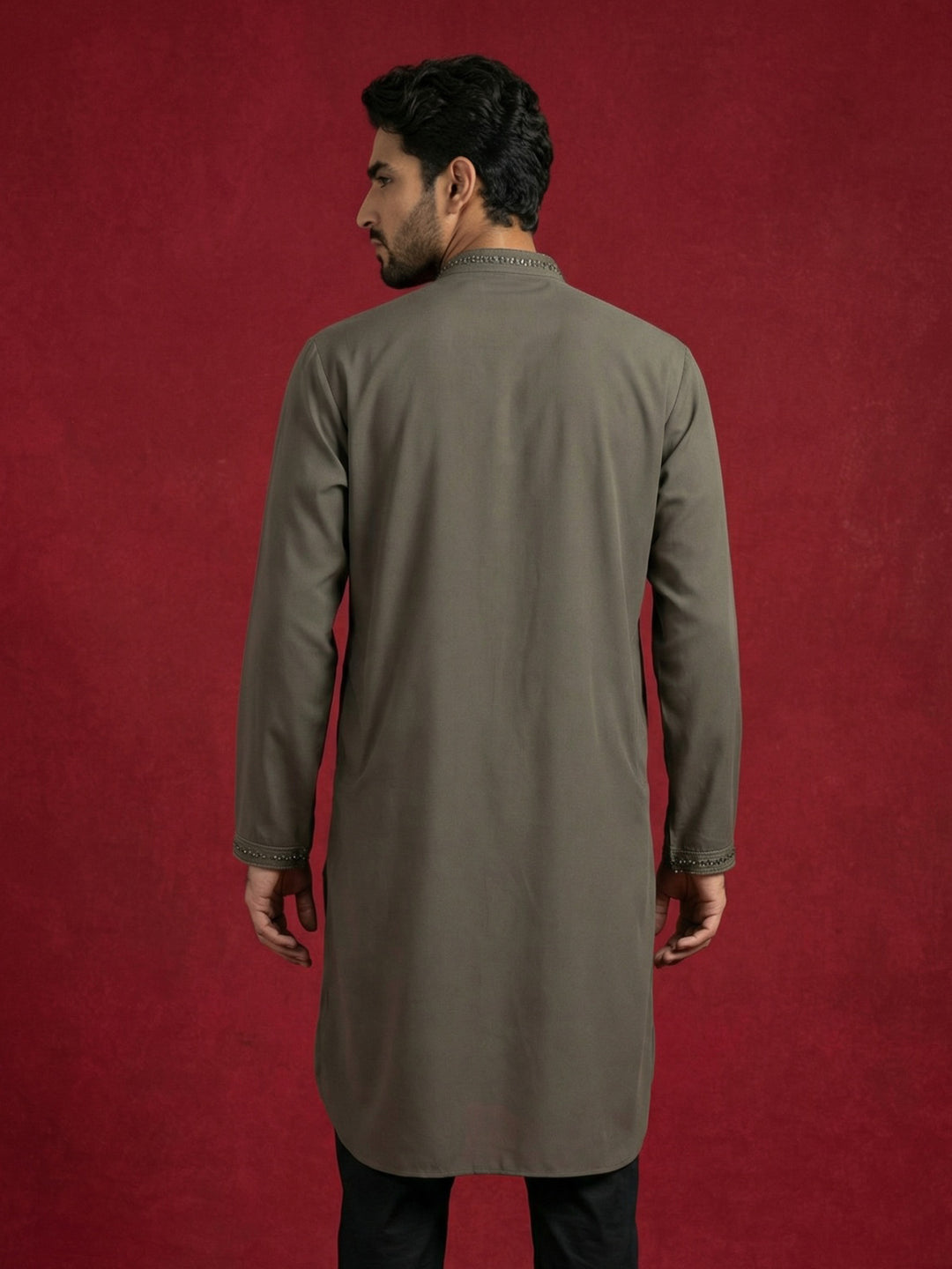 Men Japanese Imported Embroidered Kurta