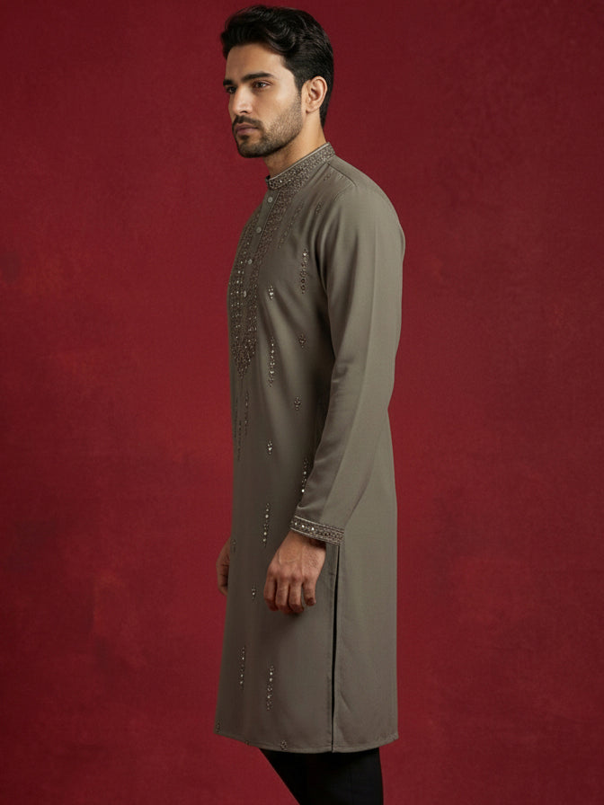 Men Japanese Imported Embroidered Kurta