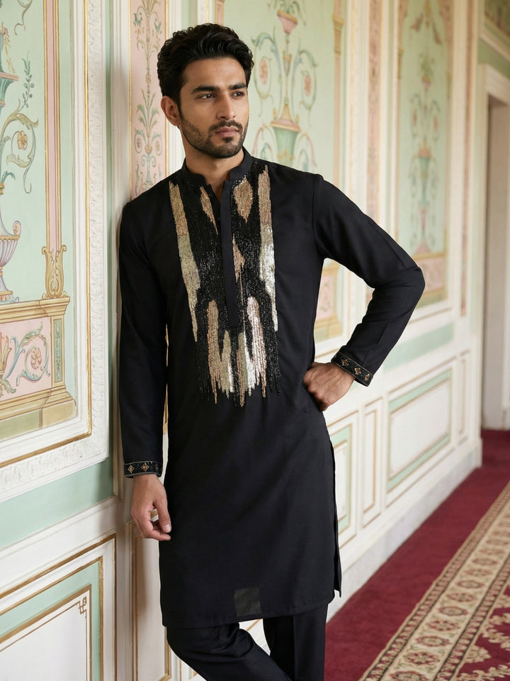 Japanese Fabric Embroidered Kurta