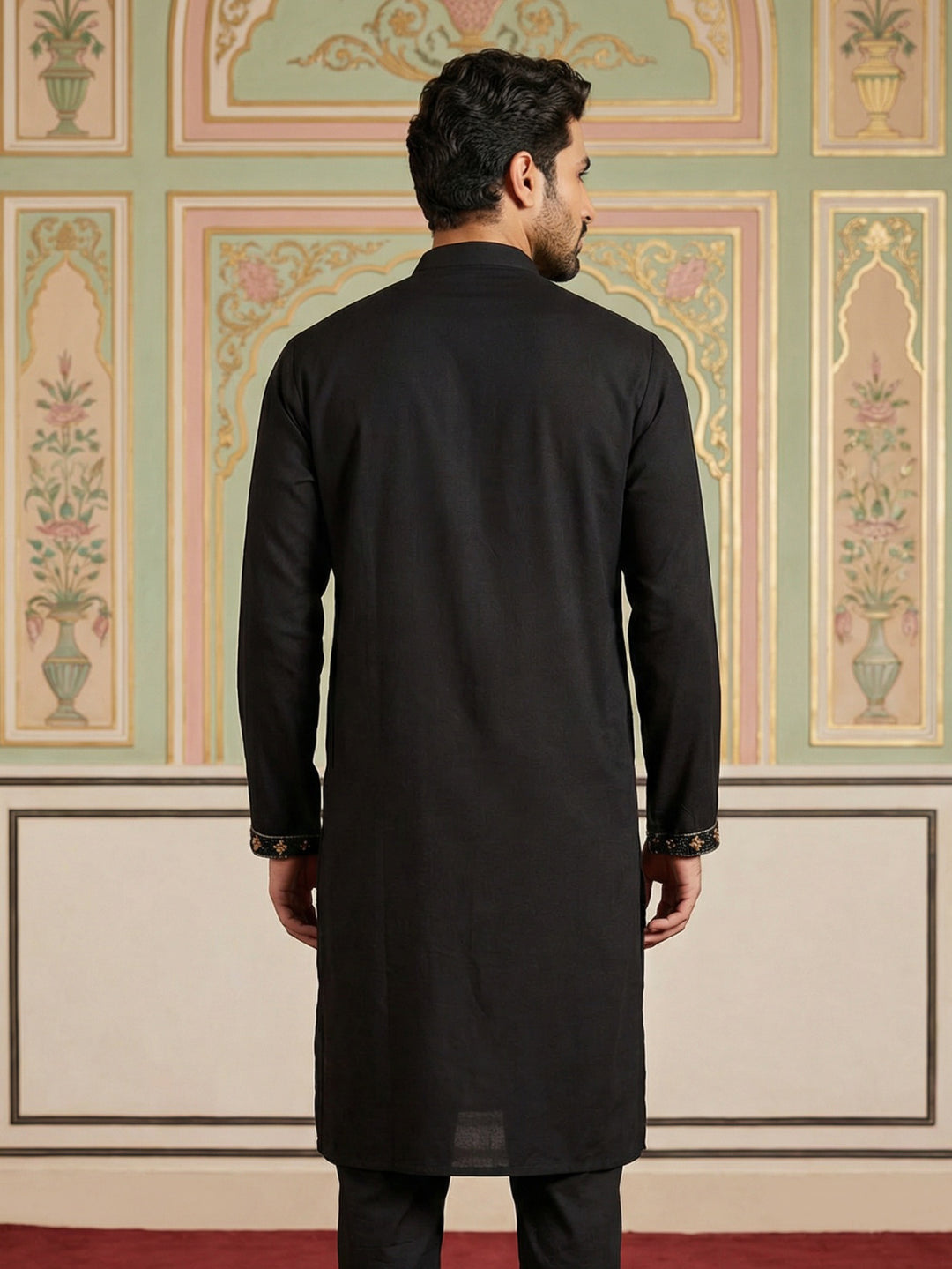 Japanese Fabric Embroidered Kurta