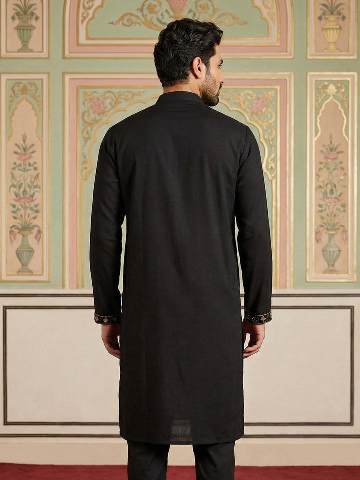 Japanese Fabric Embroidered Kurta