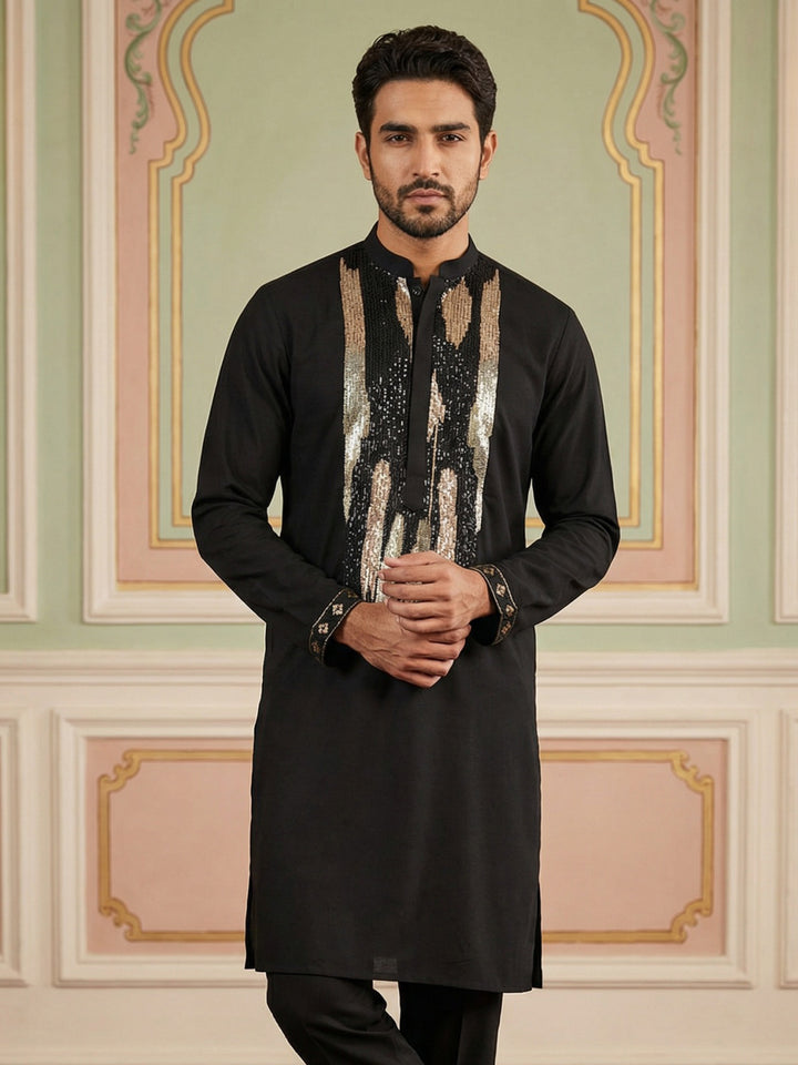 Japanese Fabric Embroidered Kurta