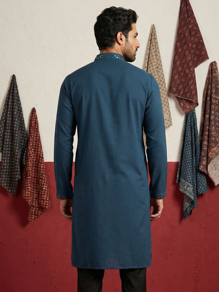 Japanese Fabric Embroidered Kurta