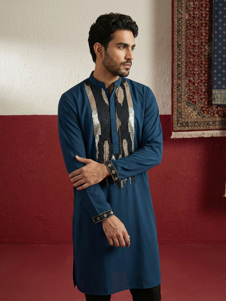 Japanese Fabric Embroidered Kurta
