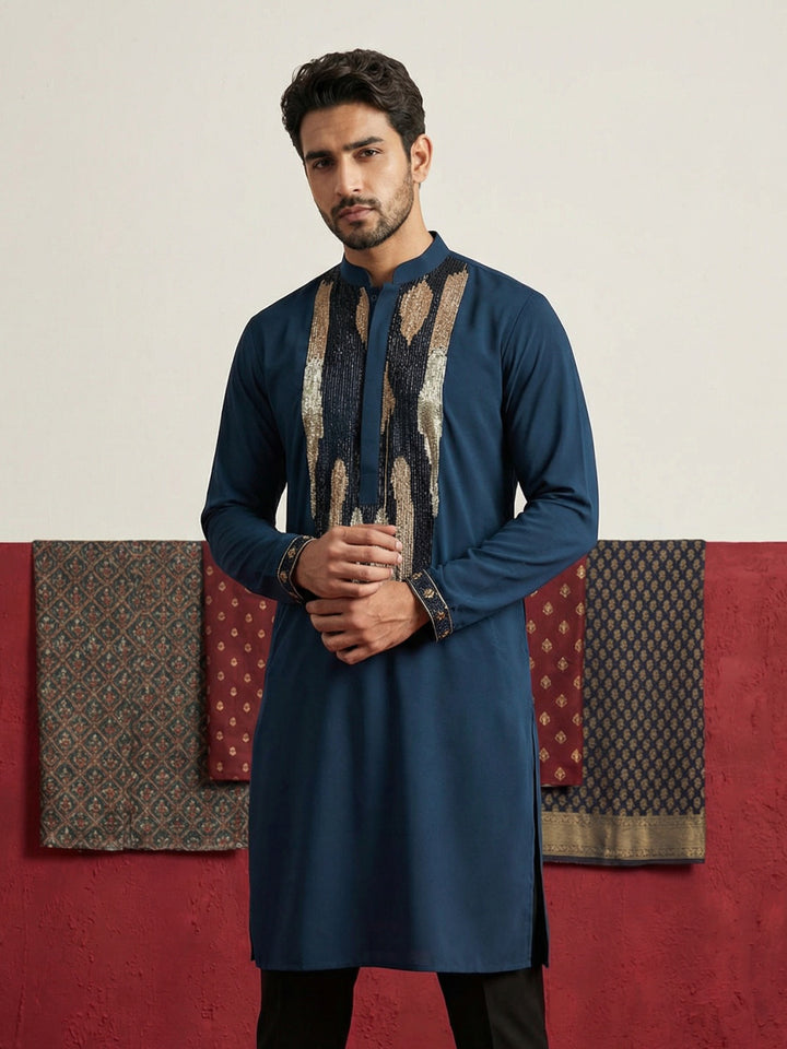 Japanese Fabric Embroidered Kurta