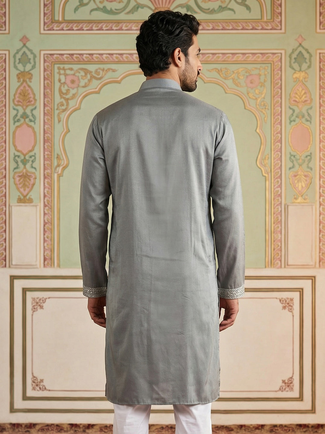 Modern Ethnic Silk Blend Kurta